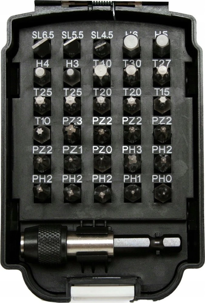 Sukimo antgalių rinkinys Makita E-00016 Bit Set in Baterija Design 31 pcs