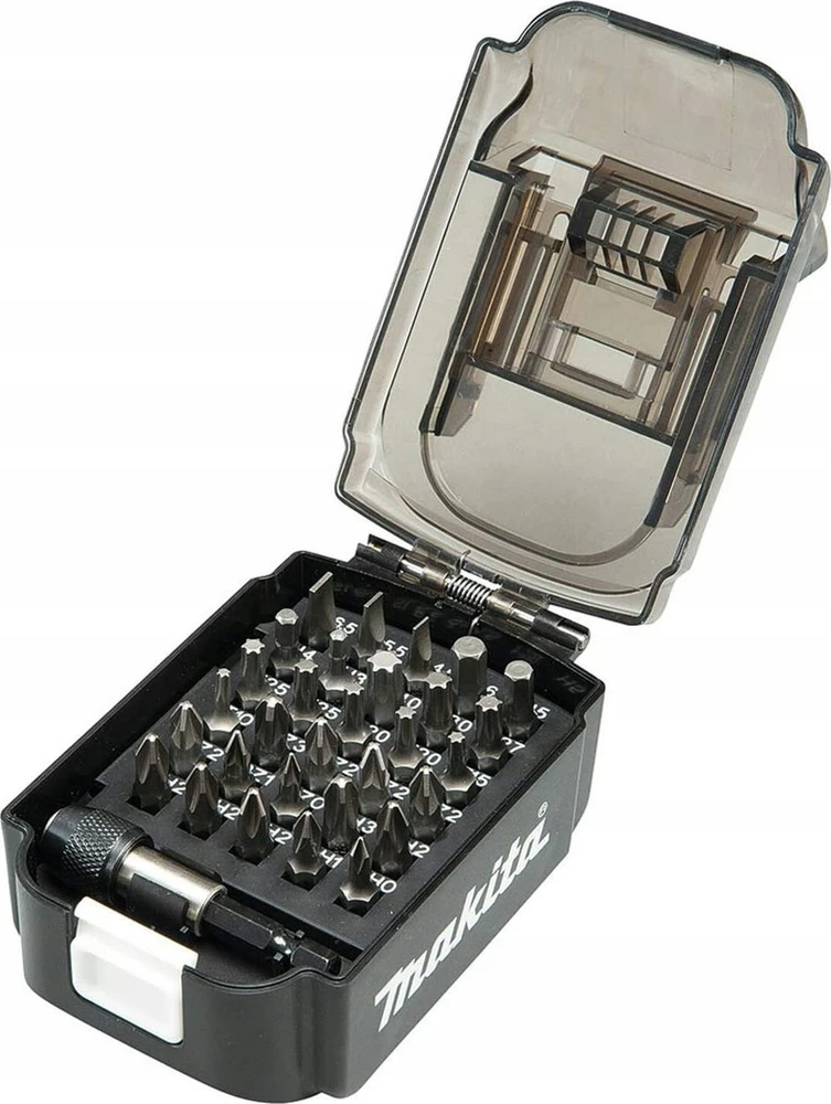 Sukimo antgalių rinkinys Makita E-00016 Bit Set in Baterija Design 31 pcs