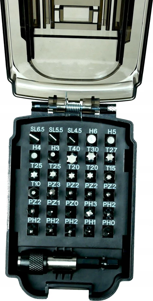 Sukimo antgalių rinkinys Makita E-00016 Bit Set in Baterija Design 31 pcs