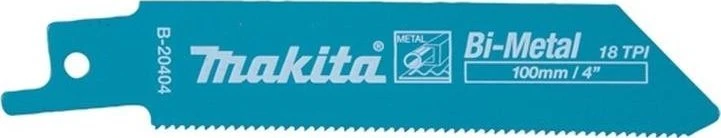 Makita Tiesinio pjūklo pjūkleliai BiM 100x0,9mm (18tpi), 5Vnt., Metalui B-20404