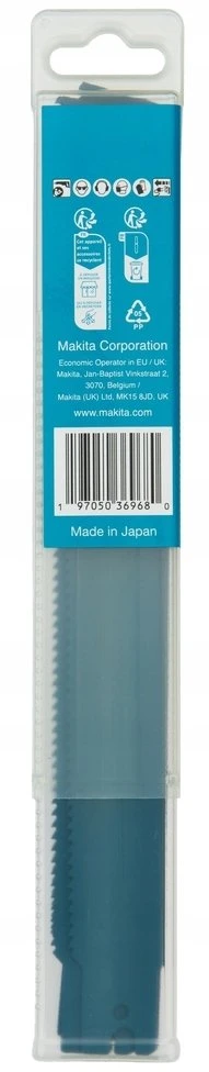 MAKITA PJŪKLELIS SLUOKSNINIAMS PJŪKLAMS BIM 260×1,6mm 8 TPI METALUI, KETUI, NERŪDIJANČIAM PLIENUI /5vnt.