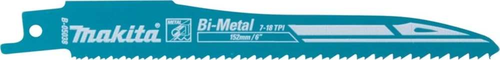Makita SUPER EXPRESS Tiesinio pjūklo pjūkleliai BIM 152x0,9mm 7-18Tpi, 2Vnt. B-05038-2