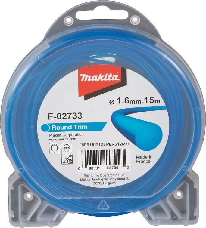 Makita pjovimo valas 1.6mm/15m apvalus E-02733