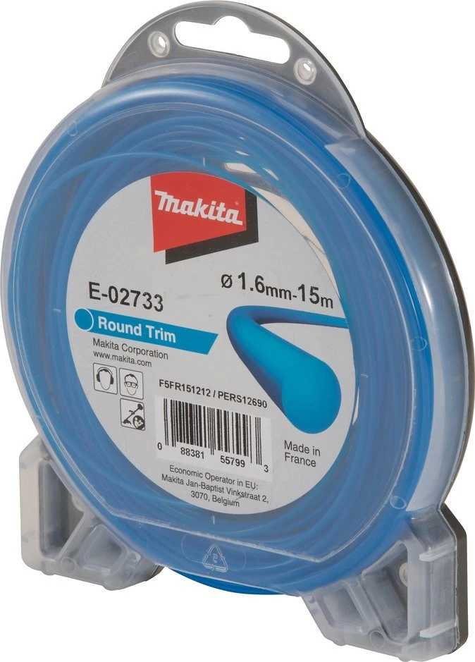 Makita pjovimo valas 1.6mm/15m apvalus E-02733