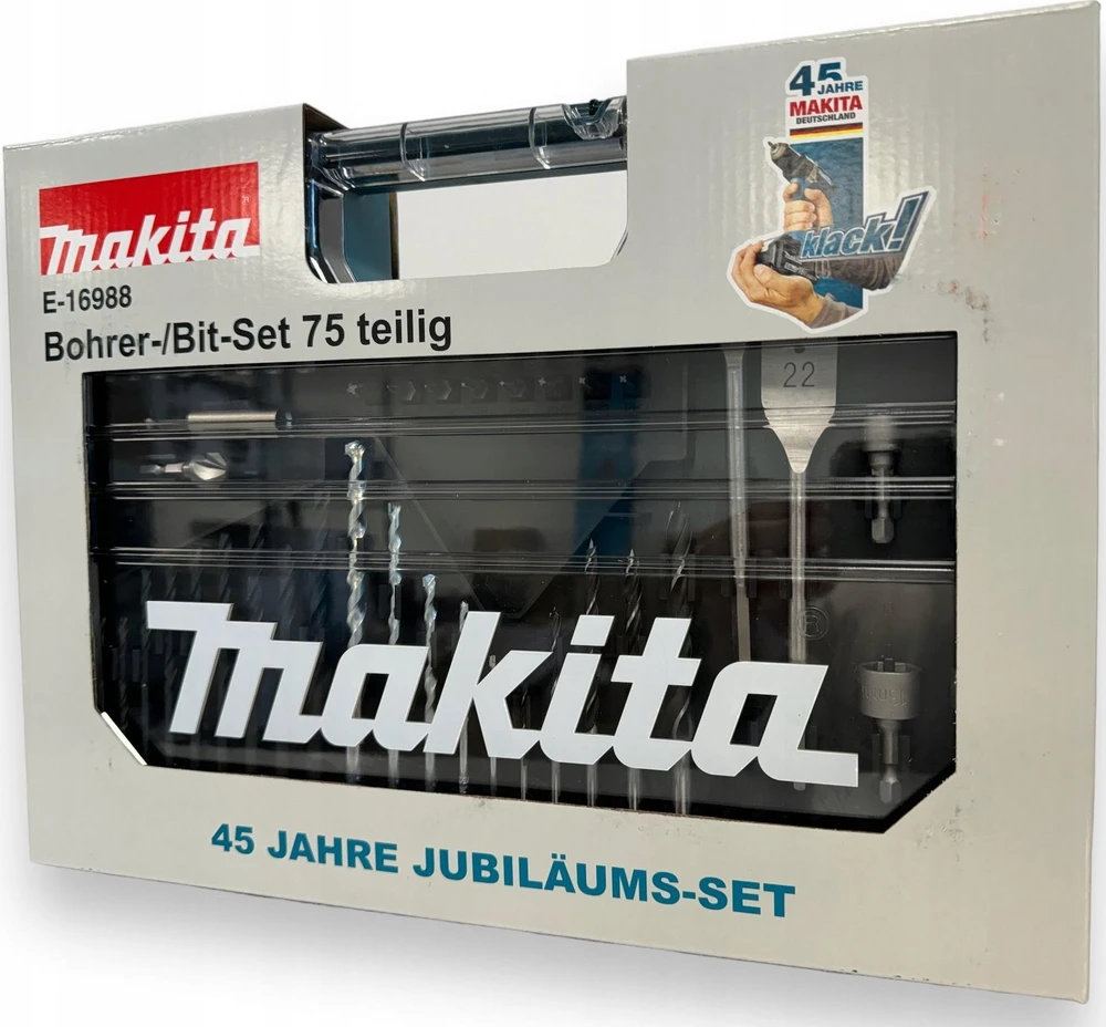 Grąžtas Makita E-16988 Grąžtų rinkinys 75 vnt.