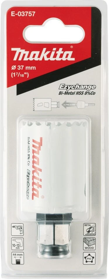 Makita EZYCHANGE Bi-Metal gręžimo karūna 37mm E-03757 BiM • 37 mm • Ezychange