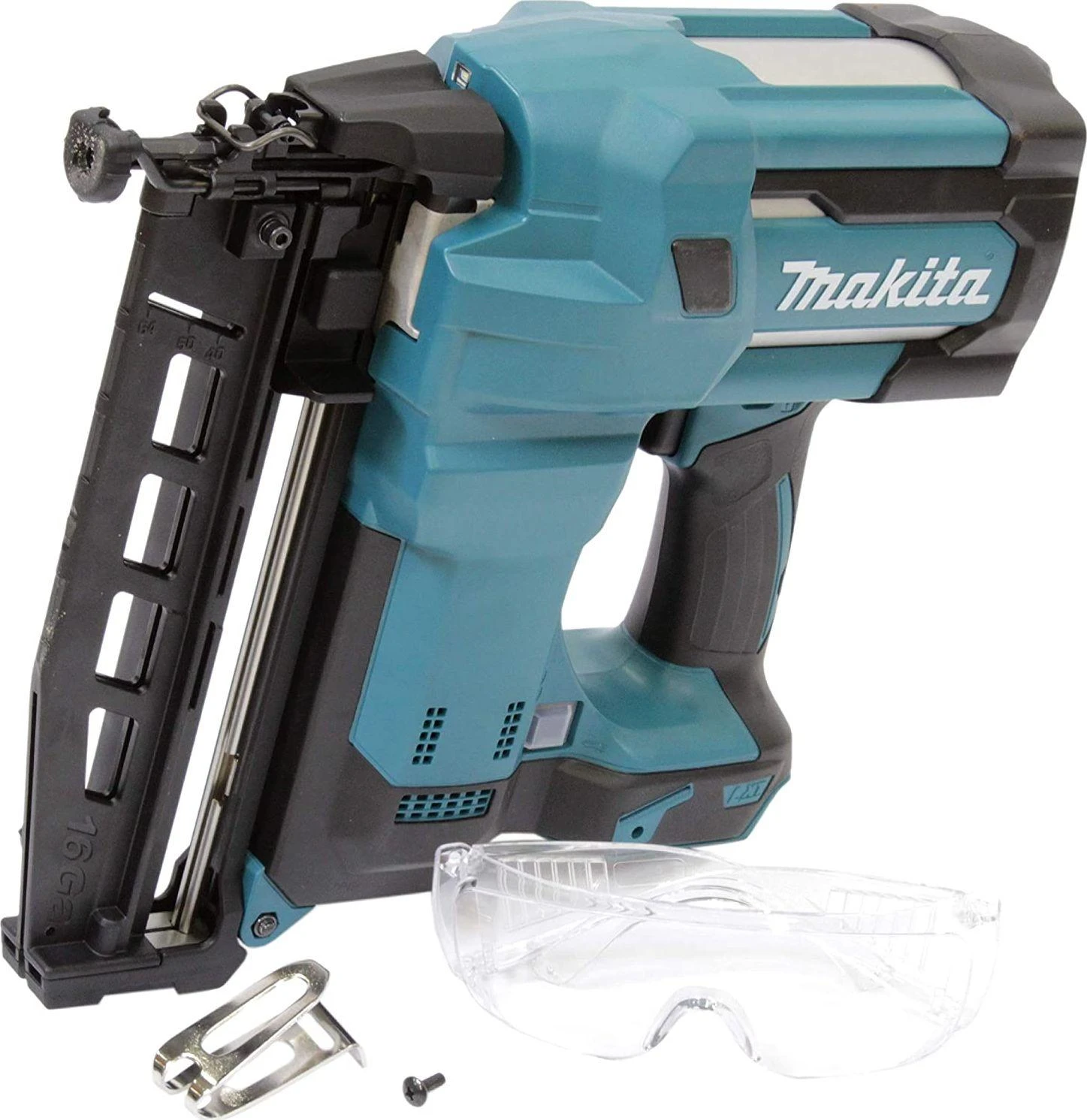 MAKITA akumuliatorinė viniakalė DBN600Z 18V 25-64mm be akumuliatoriaus ir kroviklio