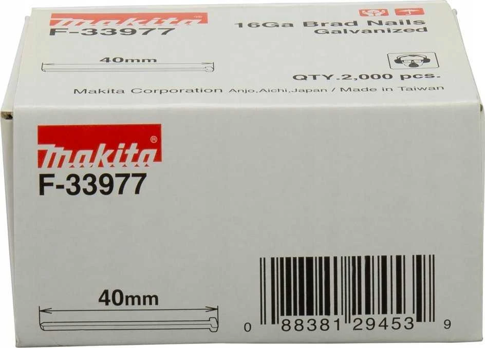 MAKITA NAILS (PIN) 16GA 40mm FOR DBN600 (2000pcs) | Makita