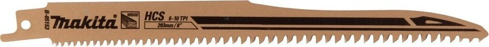 Makita SUPER EXPRESS Tiesinio pjūklo pjūkleliai HCS 203x1,0mm 6-10Tpi, 2Vnt. B-05153-2