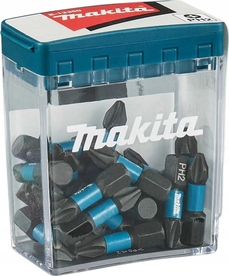 Makita Sukimo antgalis , PH2X25mm, 25vnt. IMPACT Juodas E-12360