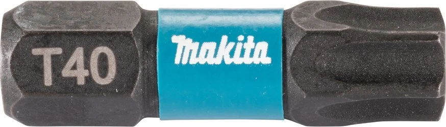 Makita Sukimo antgalis , T40X25mm, 25vnt. IMPACT Juodas E-12669