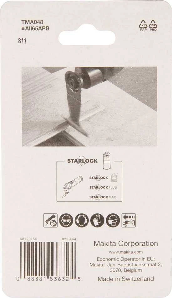 Makita MAKITA MT BIM įgilinamojo pjovimo diskas 65 mm x 40 mm