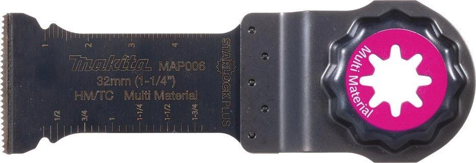Makita Įgilinamieji pjovimo diskai 32mm B-66379 Starlock Plus • 20 TPI • TC / HM • MAP006 • Multi material