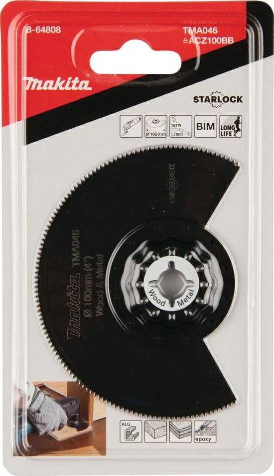 Makita Multitool segmentiniai ašmenys 100mm B-64808