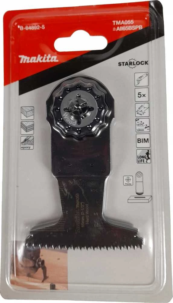 Makita MULTITOOL smailus priedas (langų glaistui, silikono pjovimui) B-65006