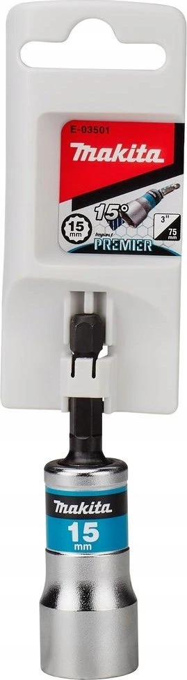 Makita Šarnyrinė sukimo galva H15-80mm,1vnt. Impact Premier E-03501 Hex 15 x 80 mm • 1/4"