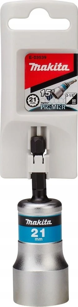 Makita Šarnyrinė sukimo galva H21-80mm,1vnt. Impact Premier E-03539 Hex 21 x 80 mm • 1/4"