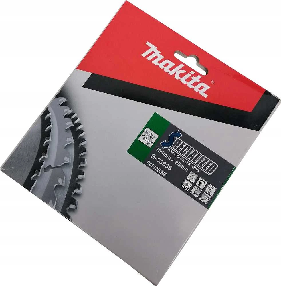MAKITA DISKINIS PJŪKLAS 136x20x36z SPECIALIZED MEDIENAI