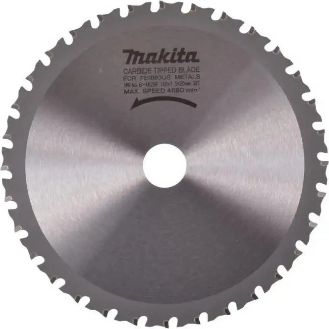 Makita T.C.T. pjūklas SPECIALIZED 150X1.5X20mm 0° T32 B-47036 T.C.T • 150 x20 mm • T32 • 0° • Metalui