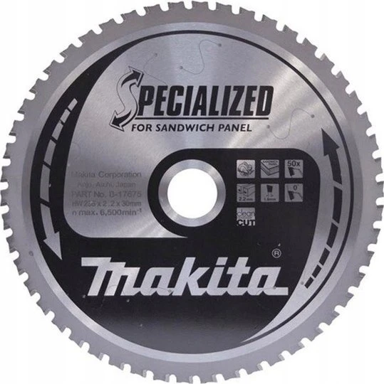 MAKITA diskinis pjūklas 270x30x60z SPECIALIZUOTOS SANDWICH PLOKŠTĖS