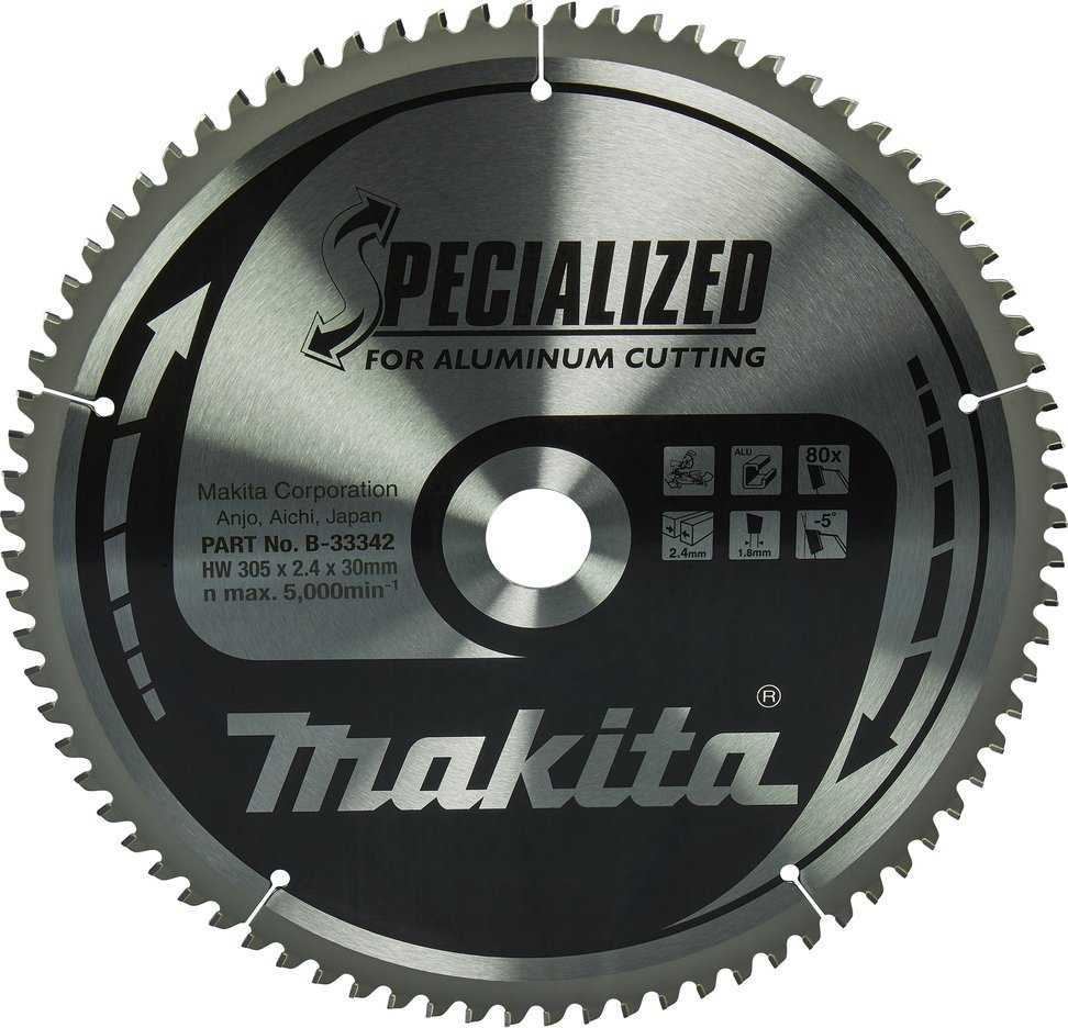 MAKITA PIŁA TARCZOWA 305x30x80z SPECJALIZED ALUMINIUM