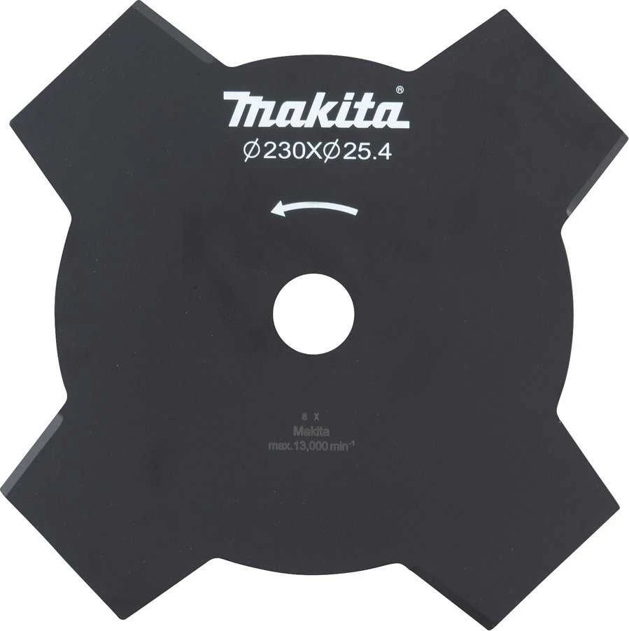 Makita žolės pjovimo diskas 4 dantų 230mm, skirta DUR365U, DUR368A