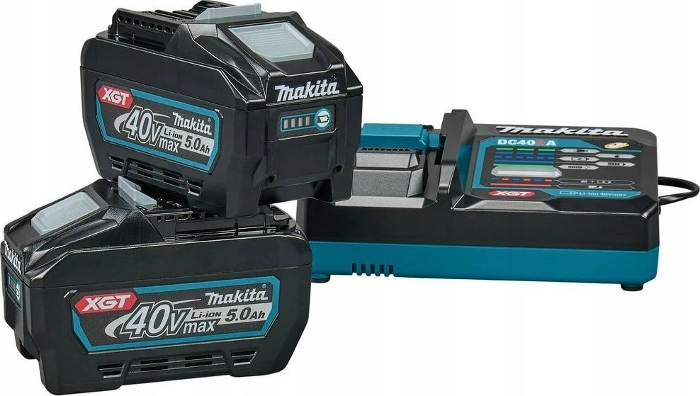 MAKITA MAITINIMO RINKINYS 40V 2×5,0Ah XGT (BL4050Fx2+DC40RA)