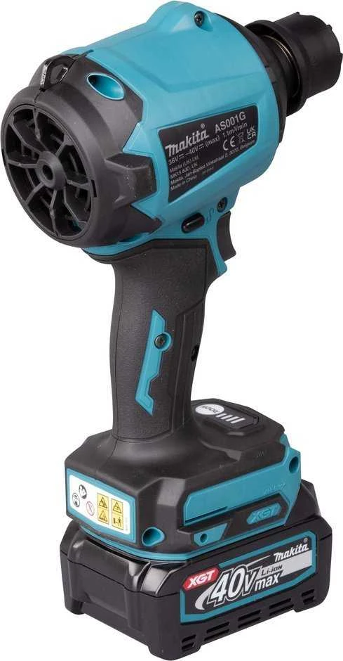 Makita AS001GZ Akumuliatorinis pūstuvas XGT, 0-1.1m³/min, 0-29.7 kPa; 2.3kg, Be akumuliatorių ir kroviklio!