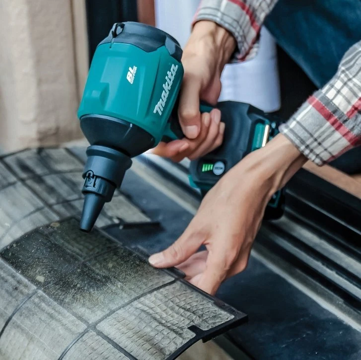 Makita AS001GZ Akumuliatorinis pūstuvas XGT, 0-1.1m³/min, 0-29.7 kPa; 2.3kg, Be akumuliatorių ir kroviklio!