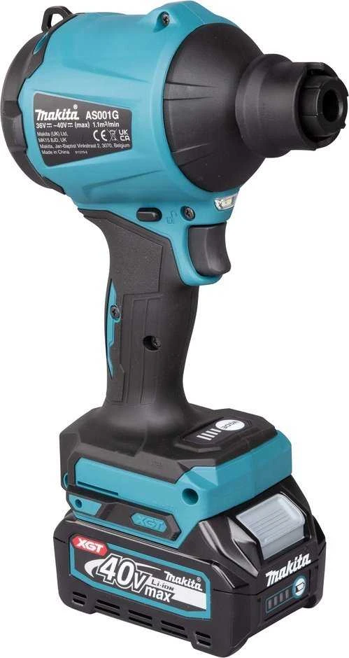 Makita AS001GZ Akumuliatorinis pūstuvas XGT, 0-1.1m³/min, 0-29.7 kPa; 2.3kg, Be akumuliatorių ir kroviklio!