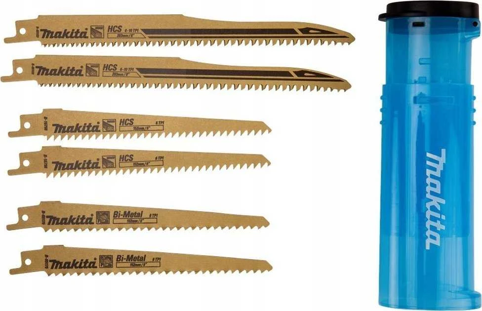 Makita Tiesinio pjūklo pjūklelių komplektas 6 Vnt. Medžiui B-44432