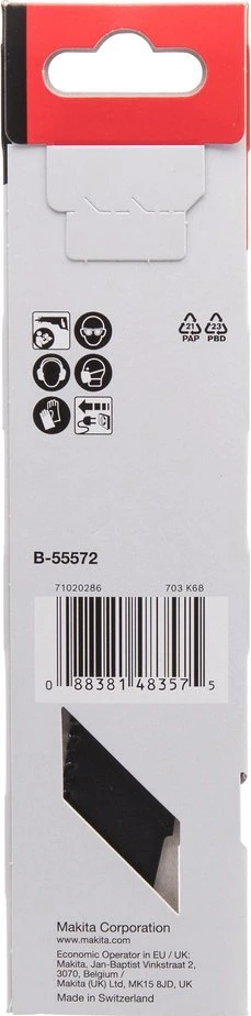 Makita Tiesinio pjūklo pjūklelis TC/HM 152x1,25mm (8tpi), 1Vnt., Metalui B-55572