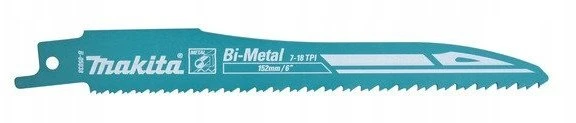 Makita SUPER EXPRESS Tiesinio pjūklo pjūkleliai BIM 152x0,9mm 7-18Tpi, 25Vnt., Metalui B-05038-25
