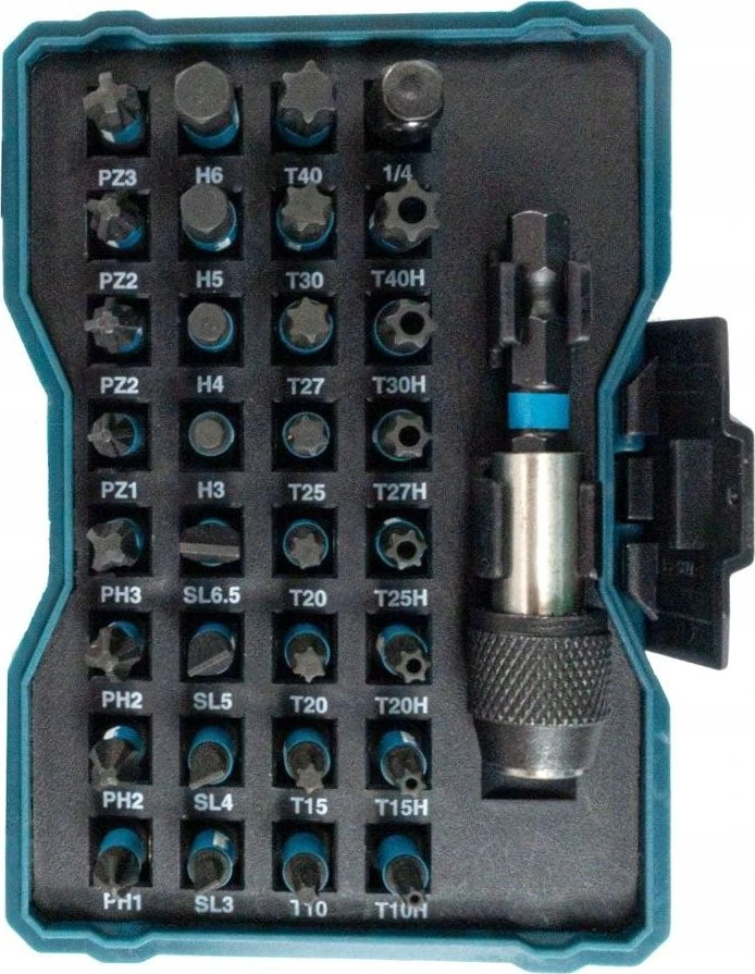 Makita E-12441 sukimo antgalių rinkinys, 33vnt. IMPACT Juodas