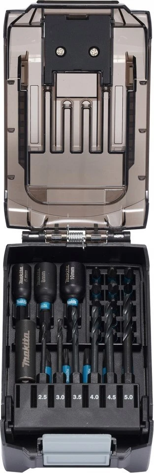 Makita IMPACT Juodas sukimo antgaliai XGT akumuliatoriaus formos dėkle E-22850
