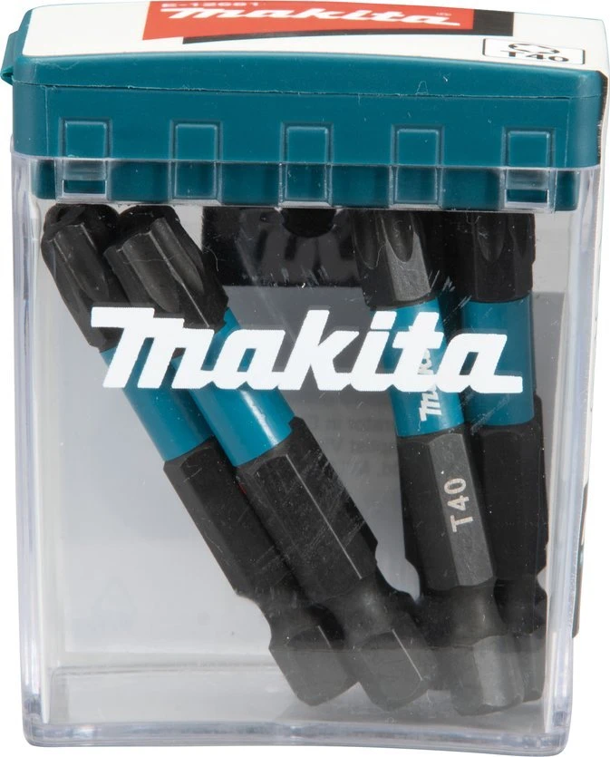 Makita E-12681 Sukimo antgalis ,T40X50mm, 25vnt. IMPACT Juodas