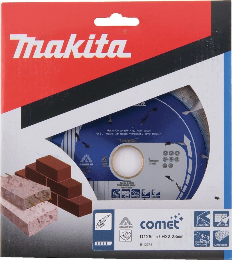 Makita Deimantinis diskas 125mm COMET RAPID B-12778
