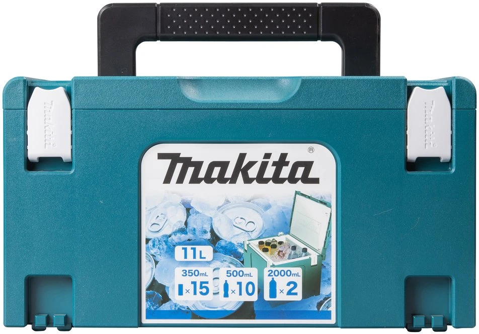 Makita MAKPAC Šaltdėžė nr.3 11l 198254-2 350ml- 15vnt. ir 500ml PET - 10vnt.