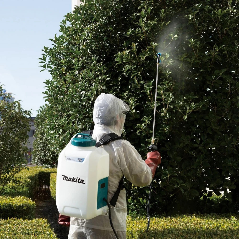 Makita akumuliatorinis sodo purkštuvas DUS158Z, 18V, 15 l, be akumuliatoriaus ir kroviklio