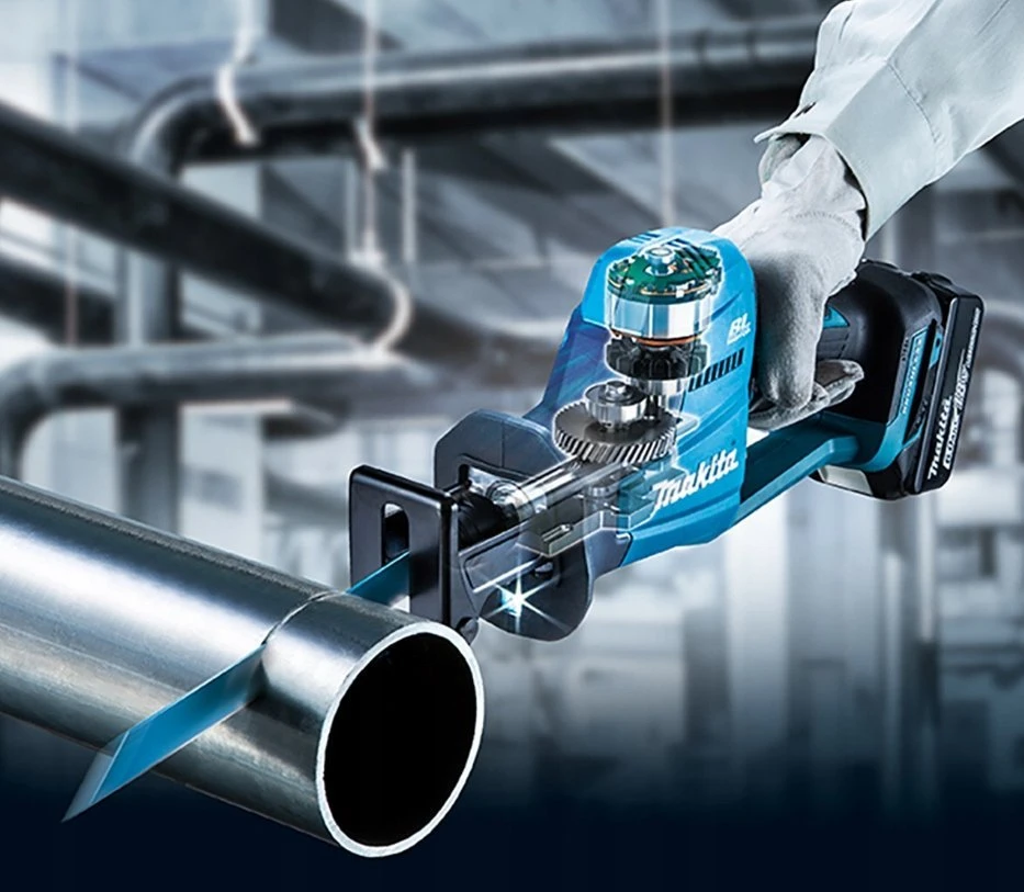 Makita DJR189RTJ Akumuliatorinis tiesinis pjūklas, 18 V, 0 - 3100SPM, 22mm, 2x5,0Ah Li-ion, 2,5kg