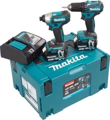 Makita įrankių rinkinys 18V (DHP487 + DTD157) 2x2,0Ah DLX2414AJ