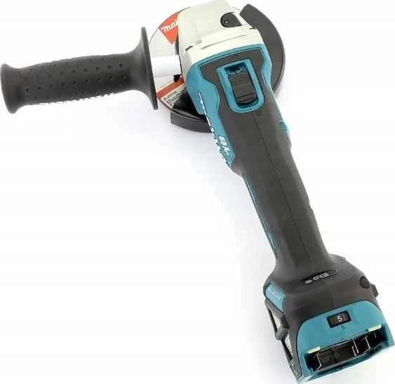 Makita DGA511Z Akumuliatorinis kampinis šlifuoklis, greičio reguliavimas 3000-8500min-1, 18V, ø125mm, komplektuojama be akumuliatorių ir kroviklio!