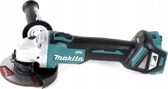 Makita DGA511Z Akumuliatorinis kampinis šlifuoklis, greičio reguliavimas 3000-8500min-1, 18V, ø125mm, komplektuojama be akumuliatorių ir kroviklio!