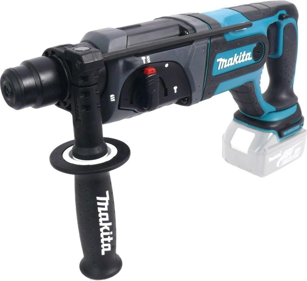 Makita DHR241Z Akumuliatorinis perforatorius, 18 V, SDS+, LED, Be akumuliatorių ir kroviklio!