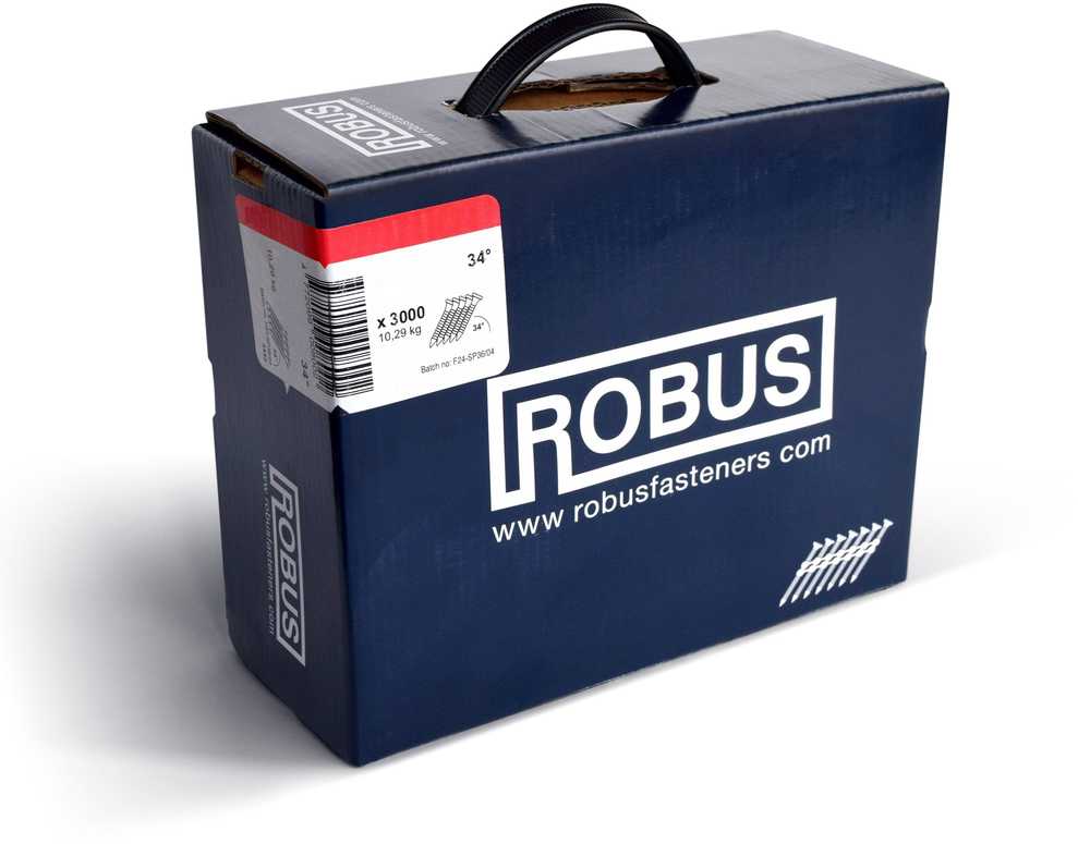 Robus Vinys medžiui SMOOTH, 90 mm x 3.1 mm, 15 kg, 3000 vnt.