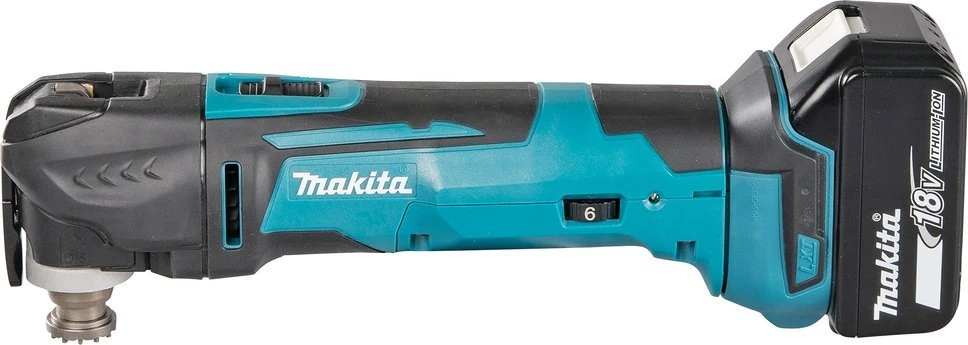 MAKITA DAUGIAFUNKCINIS ĮRANKIS 18V 2 x 3.0Ah Li-ION + PRIEDAI + MAKPAC DĖKLAS