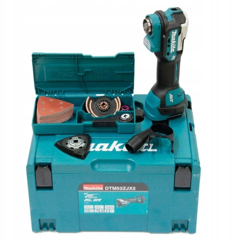 Makita DTM52ZJX2 18 V daugiafunkcis įrankis