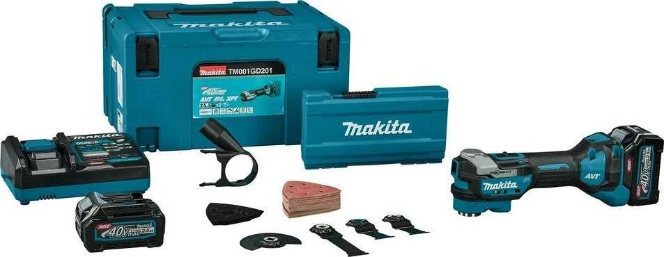 Funkcinė Makita Narzędzine TM001GD201 40 V 2 x 2,5 Ah baterija + maitinimo šaltinis