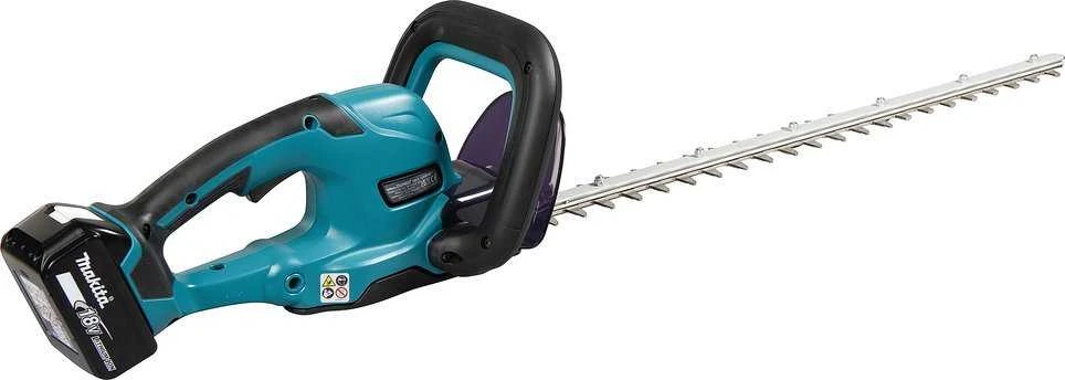 Makita DUH607RT akumuliatorinės gyvatvorių žirklės, 18 V, 1 x 5,0 Ah, DC18RC, ličio jonų, 600 mm