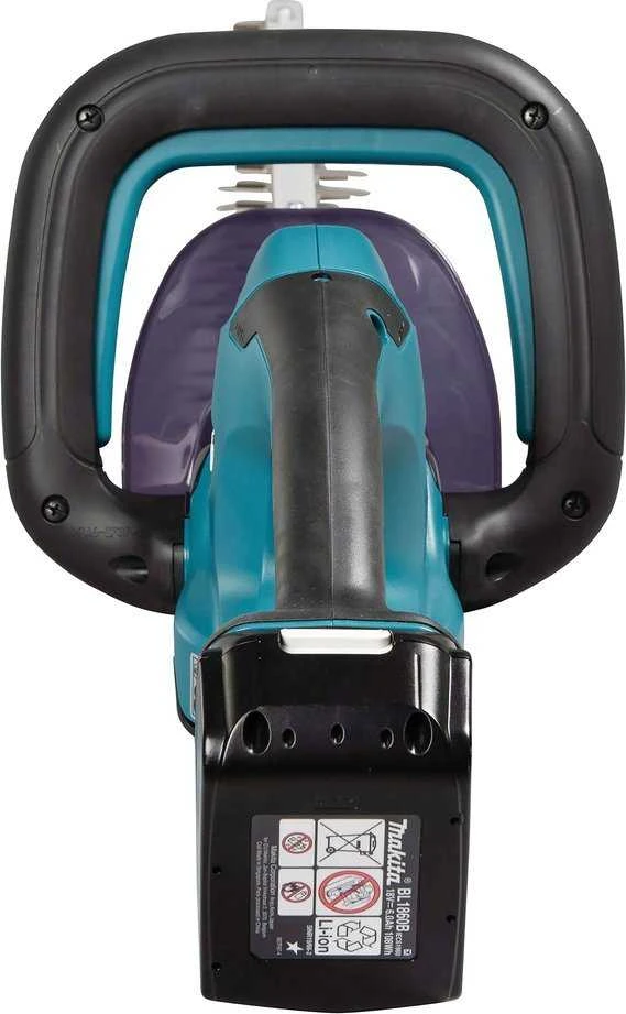 Makita DUH607RT akumuliatorinės gyvatvorių žirklės, 18 V, 1 x 5,0 Ah, DC18RC, ličio jonų, 600 mm